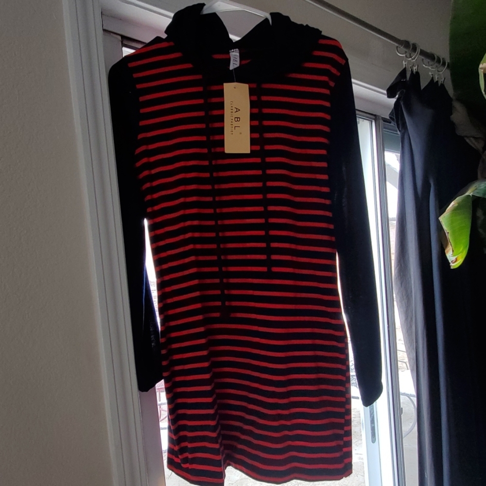 Blue and red dress xlarge fits small